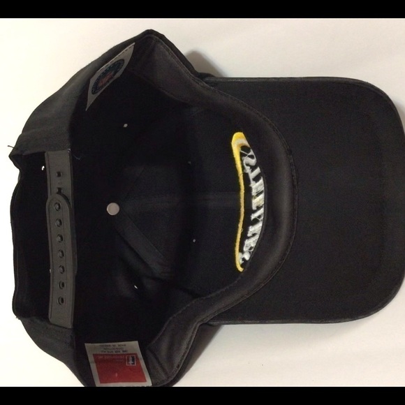 vintage Snapback PITTSBURGH STEELERS Hat Black Cap - Picture 7 of 8